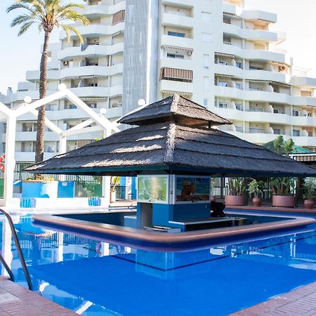 Benal Beach Suite Ii, Estudio Con Parque Acuatico Y Vistas Al Mar. Бенальмадена Экстерьер фото