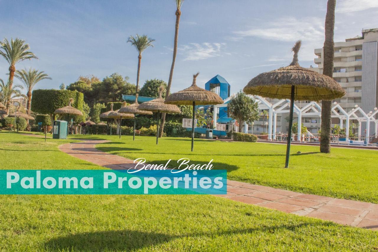 Benal Beach Suite Ii, Estudio Con Parque Acuatico Y Vistas Al Mar. Бенальмадена Экстерьер фото
