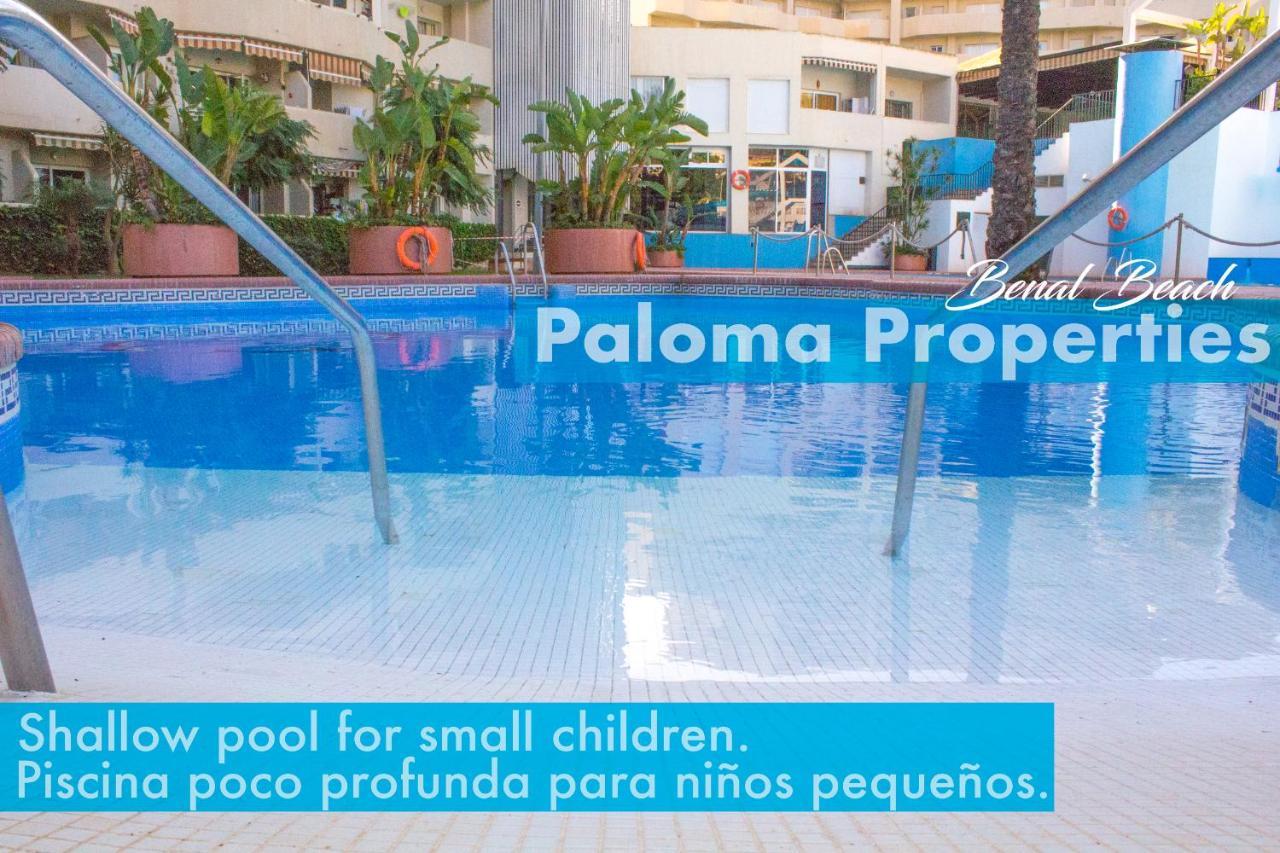 Benal Beach Suite Ii, Estudio Con Parque Acuatico Y Vistas Al Mar. Бенальмадена Экстерьер фото